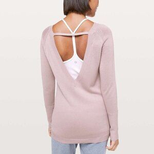 Lululemon Unity Drop Back Sweater- Cashmere Blend Sweater